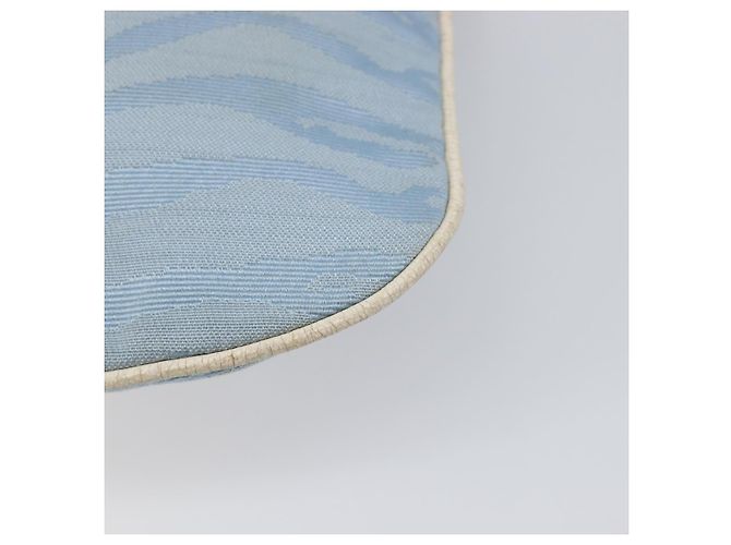Borsa a tracolla FENDI Canvas Azzurro Argento 8BR248 Auth 199506 Blu chiaro - vista 12