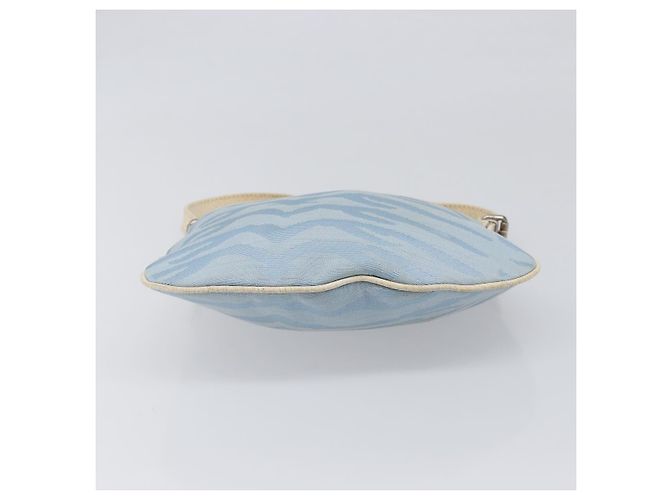 Borsa a tracolla FENDI Canvas Azzurro Argento 8BR248 Auth 199506 Blu chiaro - vista 9