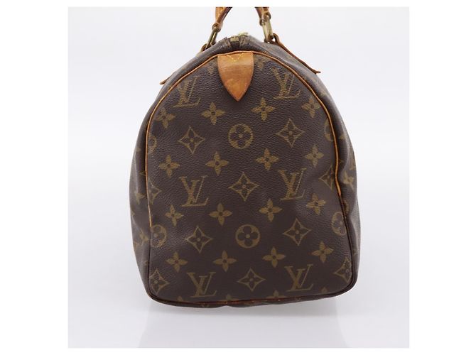 Borsa a mano LOUIS VUITTON Monogram Speedy 30 M41526 LV Auth 205078 Monogramma - vista 3