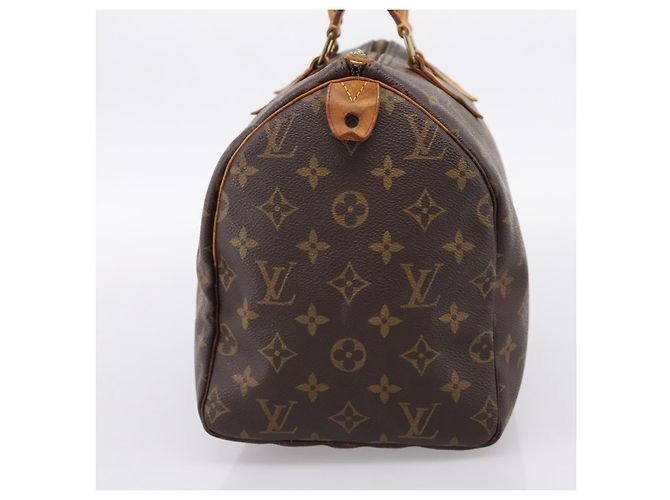 Borsa a mano LOUIS VUITTON Monogram Speedy 30 M41526 LV Auth 205078 Monogramma - vista 4