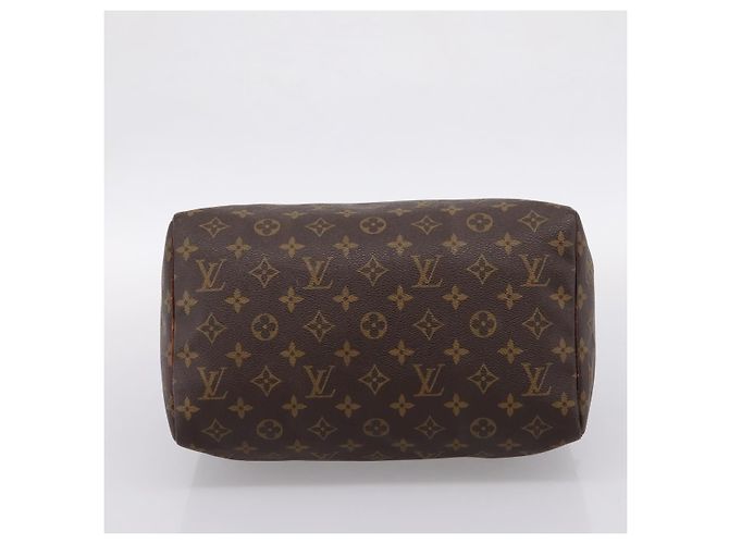 Borsa a mano LOUIS VUITTON Monogram Speedy 30 M41526 LV Auth 205078 Monogramma - vista 5
