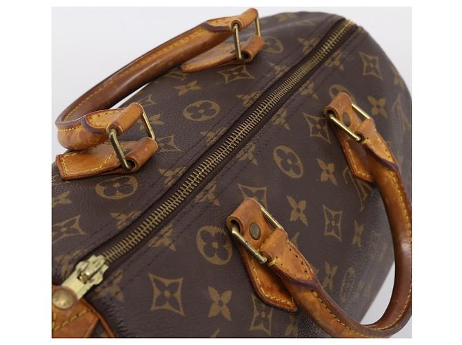 Borsa a mano LOUIS VUITTON Monogram Speedy 30 M41526 LV Auth 205078 Monogramma - vista 6