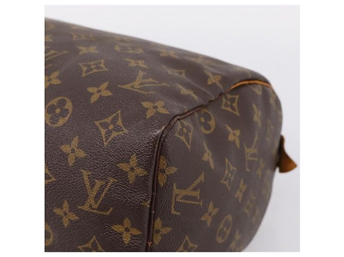 Borsa a mano LOUIS VUITTON Monogram Speedy 30 M41526 LV Auth 205078 Monogramma - vista 9