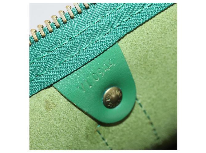 LOUIS VUITTON Epi Keepall 45 Boston Bag Green M42974 LV Auth 202856 Verde - vista 12