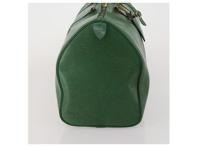LOUIS VUITTON Epi Keepall 45 Boston Bag Green M42974 LV Auth 202856 Verde - vista 4