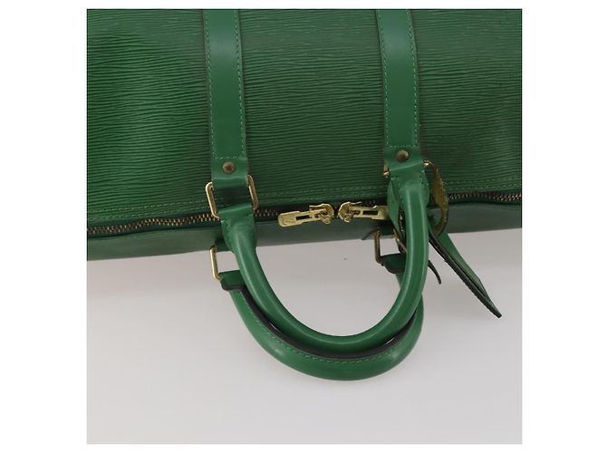 LOUIS VUITTON Epi Keepall 45 Boston Bag Green M42974 LV Auth 202856 Verde - vista 7