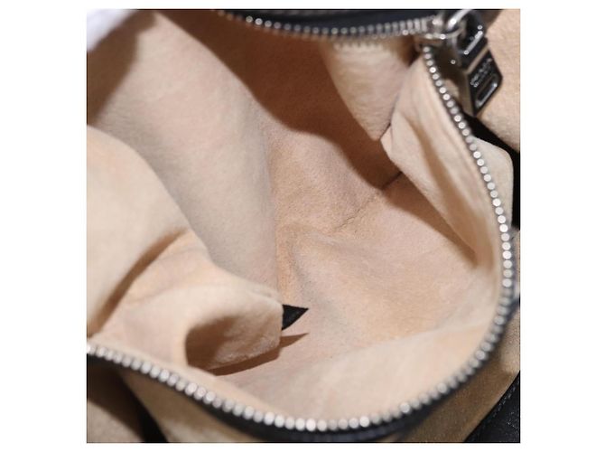 Borsa a Tracolla PRADA Nylon Pelle Khaki Silver BR4549 Auth am12573V Argento Cachi - vista 26
