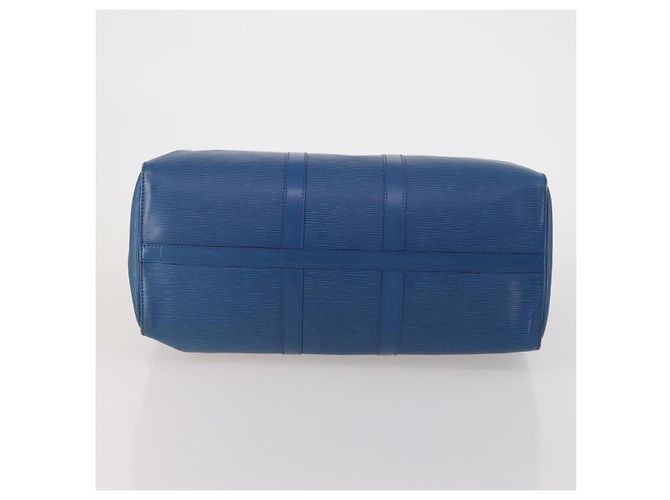LOUIS VUITTON Epi Keepall 45 Boston Bag Blue M42975 LV Auth 201910 - vista 5