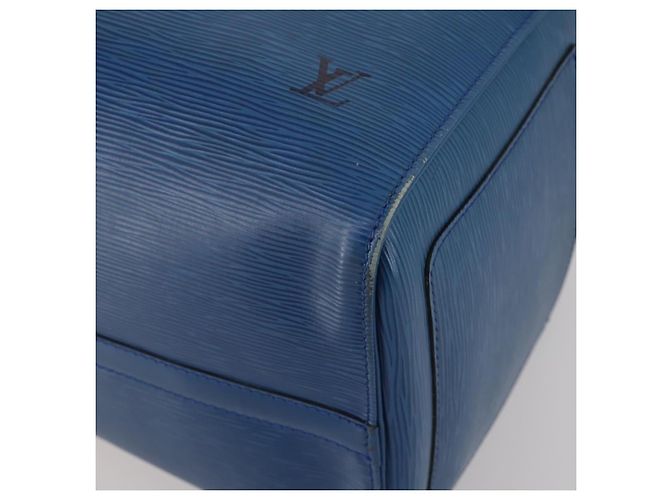 LOUIS VUITTON Epi Keepall 45 Boston Bag Blue M42975 LV Auth 201910 - vista 9
