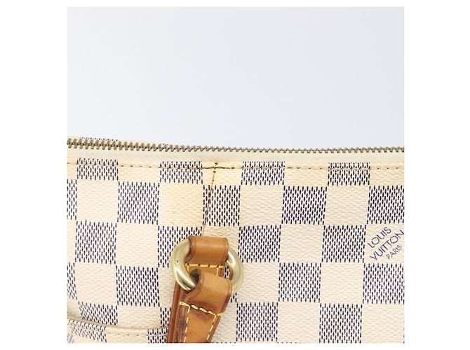 Borsa Tote LOUIS VUITTON Damier Azur Totally PM N41280 LV Auth 204311 - vista 21