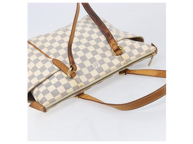 Borsa Tote LOUIS VUITTON Damier Azur Totally PM N41280 LV Auth 204311 - vista 6