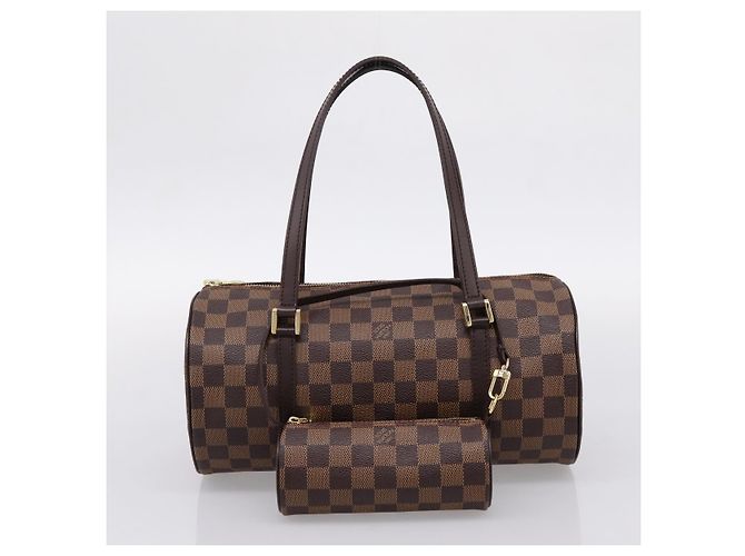 Borsa a mano LOUIS VUITTON Damier Ebene Papillon 30 N51303 LV Auth BA14868V - vista 12