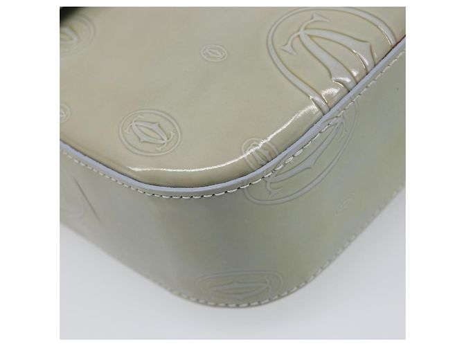 Borsa a mano CARTIER Happy Birthday Line Patent Green Auth BA15527A Verde - vista 14