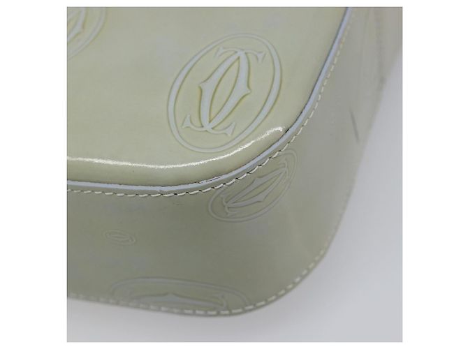 Borsa a mano CARTIER Happy Birthday Line Patent Green Auth BA15527A Verde - vista 15