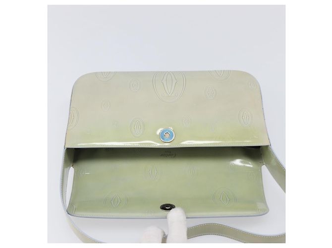 Borsa a mano CARTIER Happy Birthday Line Patent Green Auth BA15527A Verde - vista 17