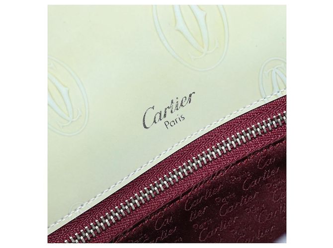 Borsa a mano CARTIER Happy Birthday Line Patent Green Auth BA15527A Verde - vista 18