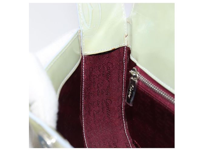 Borsa a mano CARTIER Happy Birthday Line Patent Green Auth BA15527A Verde - vista 22