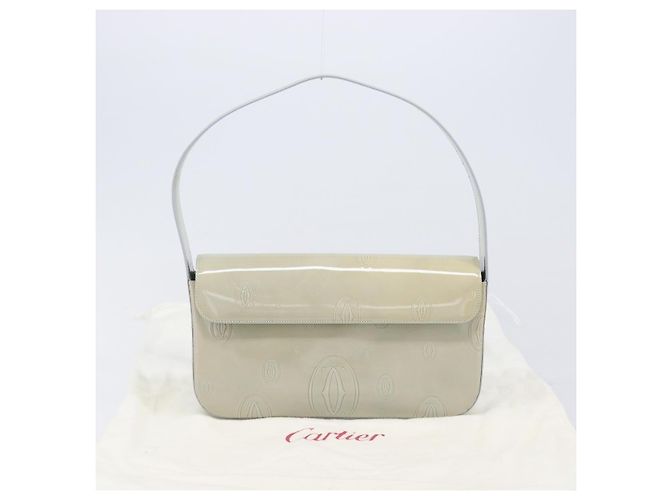 Borsa a mano CARTIER Happy Birthday Line Patent Green Auth BA15527A Verde - vista 27