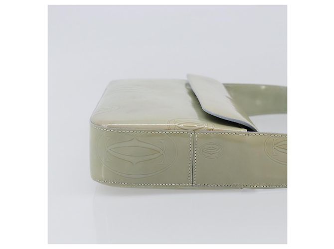 Borsa a mano CARTIER Happy Birthday Line Patent Green Auth BA15527A Verde - vista 4