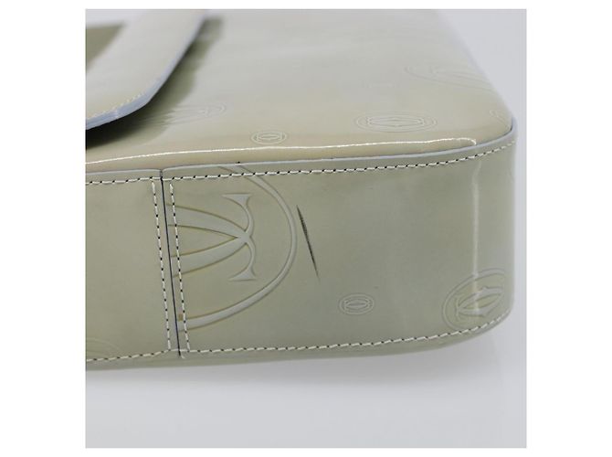 Borsa a mano CARTIER Happy Birthday Line Patent Green Auth BA15527A Verde - vista 6
