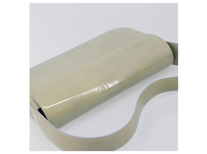 Borsa a mano CARTIER Happy Birthday Line Patent Green Auth BA15527A Verde - vista 7