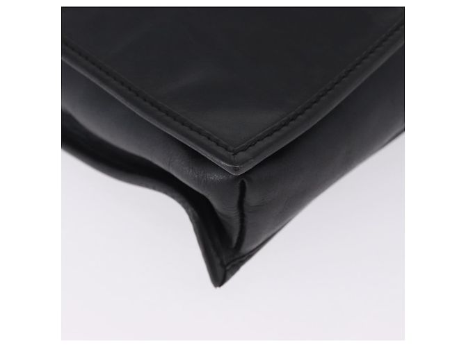 Borsa a tracolla LOEWE Anagram in pelle nera e oro autentica 204314A Nero D'oro - vista 14