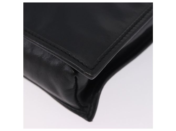 Borsa a tracolla LOEWE Anagram in pelle nera e oro autentica 204314A Nero D'oro - vista 15