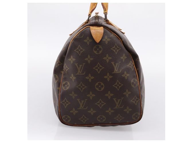 Borsa a mano LOUIS VUITTON Monogram Speedy 35 M41524 LV Auth 205090 Monogramma - vista 3