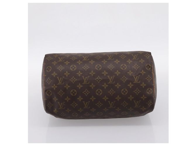 Borsa a mano LOUIS VUITTON Monogram Speedy 35 M41524 LV Auth 205090 Monogramma - vista 5