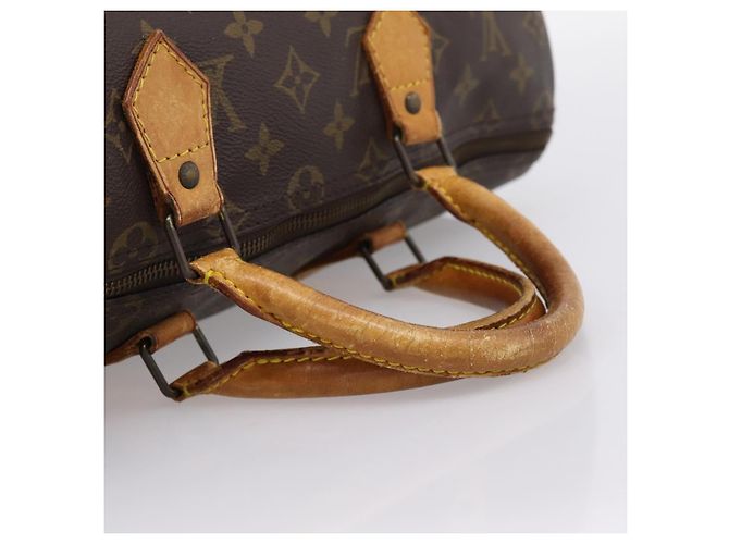 Borsa a mano LOUIS VUITTON Monogram Speedy 35 M41524 LV Auth 205090 Monogramma - vista 7