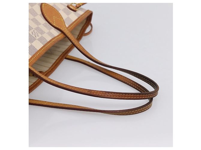 Borsa Tote LOUIS VUITTON Damier Azur Neverfull PM N41362 LV Auth 204721 - vista 7