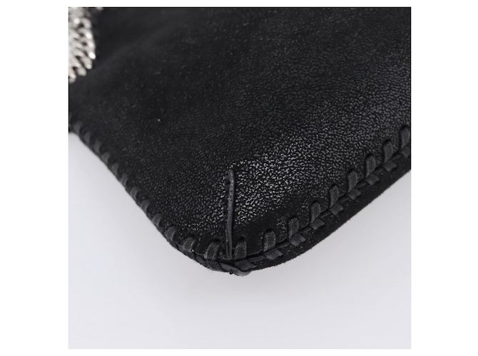 Stella Mc Cartney Borsa Stella MacCartney Falabella Suede 2way Black Silver Auth BA15506A Nero Argento - vista 13