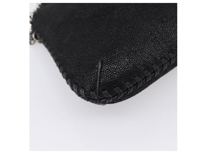 Stella Mc Cartney Borsa Stella MacCartney Falabella Suede 2way Black Silver Auth BA15506A Nero Argento - vista 15