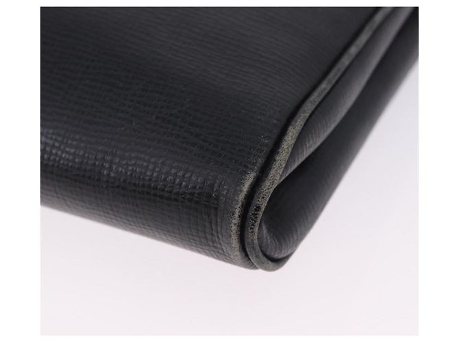 Céline Borsa a tracolla Circle CELINE in pelle nera e oro Auth 205823 Nero - vista 16
