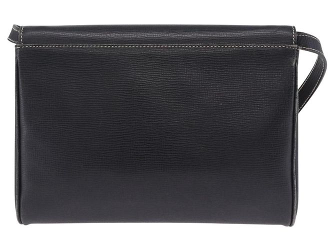 Céline Borsa a tracolla Circle CELINE in pelle nera e oro Auth 205823 Nero - vista 4