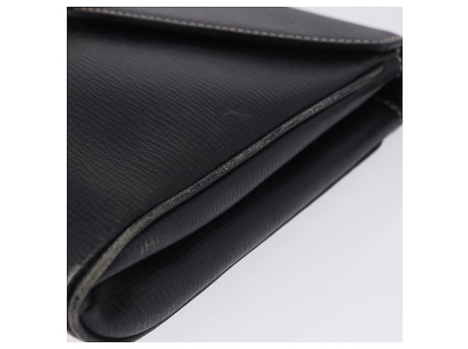 Céline Borsa a tracolla Circle CELINE in pelle nera e oro Auth 205823 Nero - vista 6