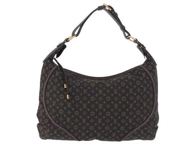 Borsa LOUIS VUITTON Monogram Mini Lin Manon MM Brown Ebene M95619 LV Auth ki6848V Marrone Damier ebene - vista 13