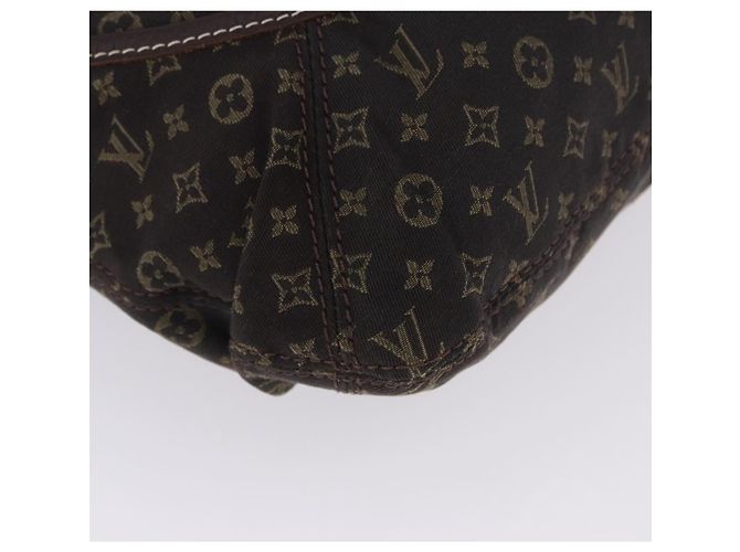 Borsa LOUIS VUITTON Monogram Mini Lin Manon MM Brown Ebene M95619 LV Auth ki6848V Marrone Damier ebene - vista 16