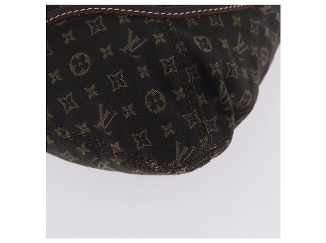 Borsa LOUIS VUITTON Monogram Mini Lin Manon MM Brown Ebene M95619 LV Auth ki6848V Marrone Damier ebene - vista 17