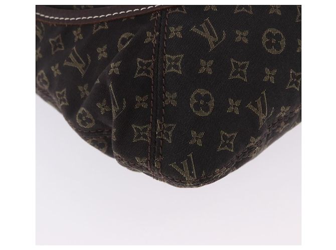 Borsa LOUIS VUITTON Monogram Mini Lin Manon MM Brown Ebene M95619 LV Auth ki6848V Marrone Damier ebene - vista 18
