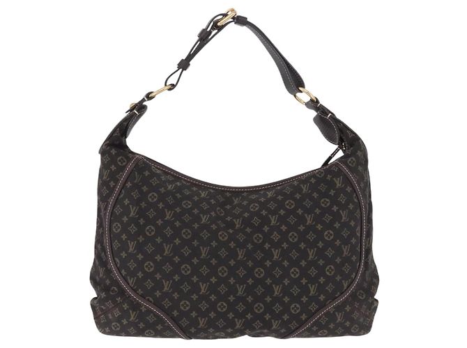 Borsa LOUIS VUITTON Monogram Mini Lin Manon MM Brown Ebene M95619 LV Auth ki6848V Marrone Damier ebene - vista 2
