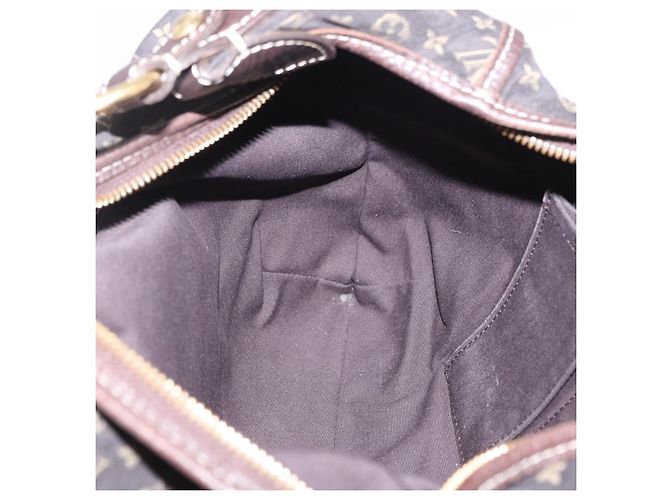 Borsa LOUIS VUITTON Monogram Mini Lin Manon MM Brown Ebene M95619 LV Auth ki6848V Marrone Damier ebene - vista 22