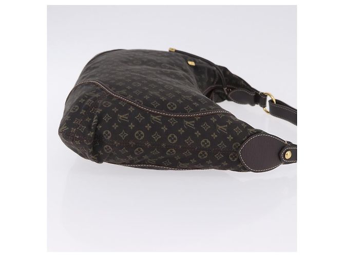 Borsa LOUIS VUITTON Monogram Mini Lin Manon MM Brown Ebene M95619 LV Auth ki6848V Marrone Damier ebene - vista 3