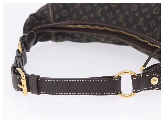 Borsa LOUIS VUITTON Monogram Mini Lin Manon MM Brown Ebene M95619 LV Auth ki6848V Marrone Damier ebene - vista 8