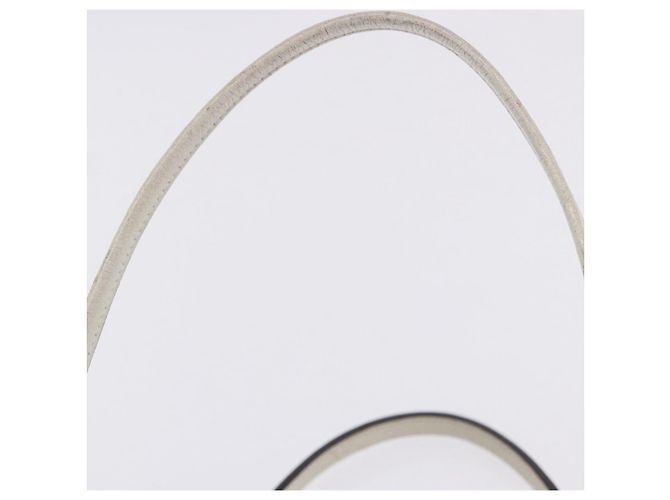 Saco Tote LOEWE em couro branco e dourado Auth ka6256 - vista 16