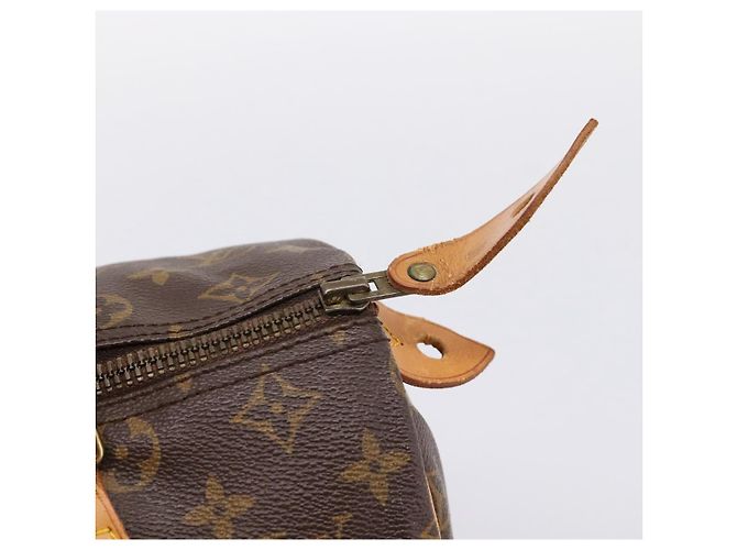 LOUIS VUITTON Monogram Speedy 30 Hand Bag M41526 LV Auth 201358 Monogramma - vista 10
