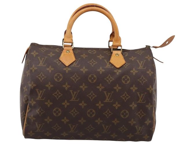 LOUIS VUITTON Monogram Speedy 30 Hand Bag M41526 LV Auth 201358 Monogramma - vista 13