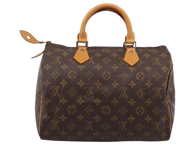 LOUIS VUITTON Monogram Speedy 30 Hand Bag M41526 LV Auth 201358 Monogramma - vista 2