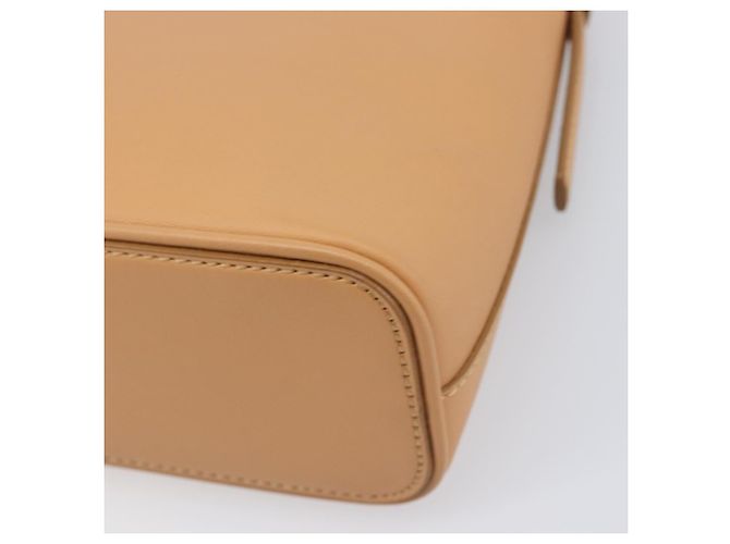 Borsa a tracolla BURBERRY in pelle beige e oro Auth 203612A D'oro - vista 12