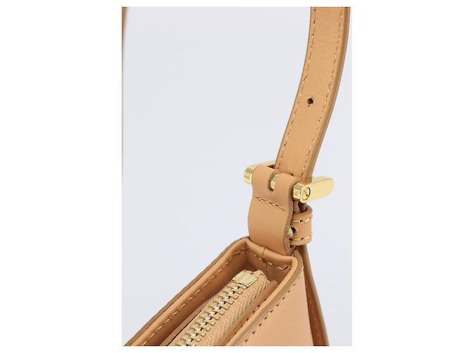 Borsa a tracolla BURBERRY in pelle beige e oro Auth 203612A D'oro - vista 15